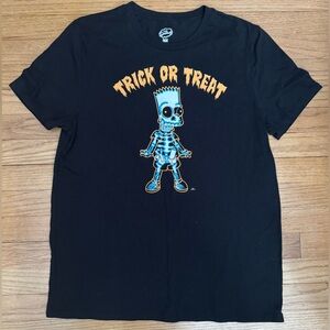 Simpsons Bart Halloween Trick or Treat Tee